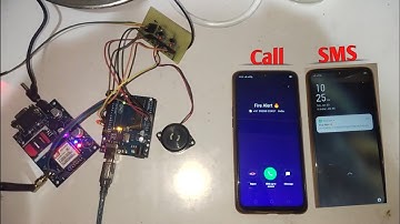 Fire Alert System Using Arduino UNO || GSM Module || Flame Sensor