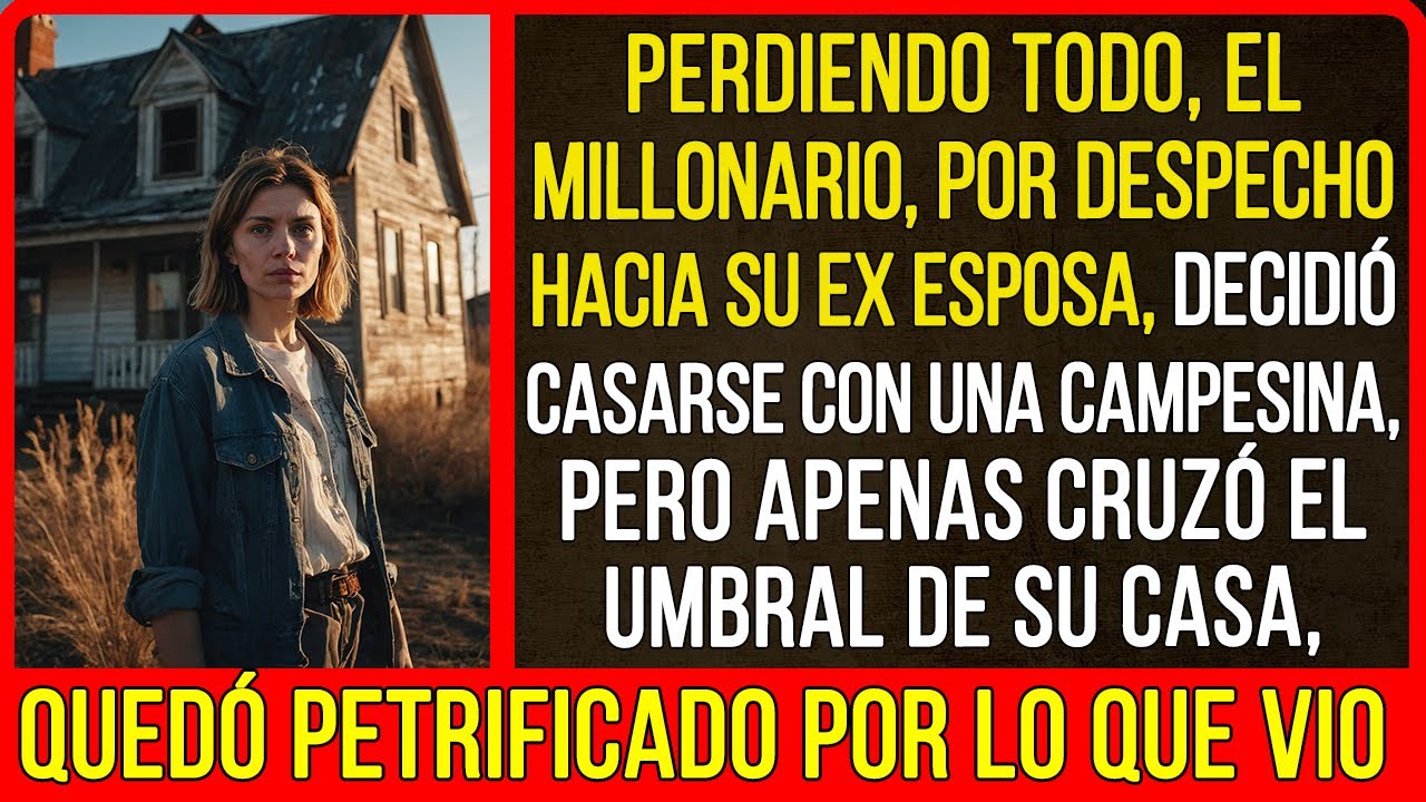 Perdiendo todo, el millonario, por despecho hacia su ex esposa, decidió casarse con una campesina...