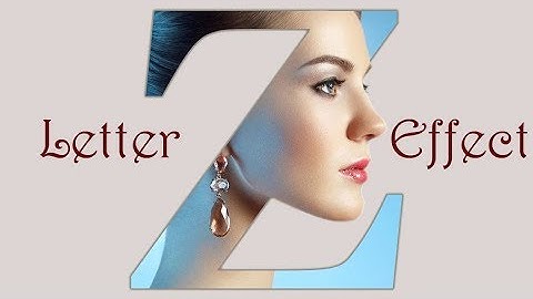 Letter Portrait Effect Adobe Photoshop CC, 7.0, CS4 tutorial
