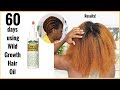 60 DAYS USING WILD GROWTH HAIR OIL | 4C NATURAL HAIR GROWTH | Naturally Unbothered