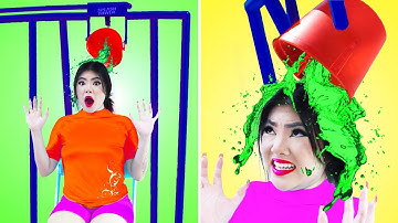 FUNNY MYSTERY DUNK TANK CHALLENGE | CRAZY GAME FOR AWESOME SUMMER BY CRAFTY HACKS