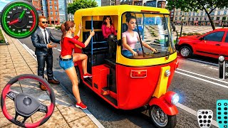 Tuk Tuk Rickshaw Driving Games 2026 || City Rickshaw Pick Drop Passenger Transport; Android Gameplay screenshot 1