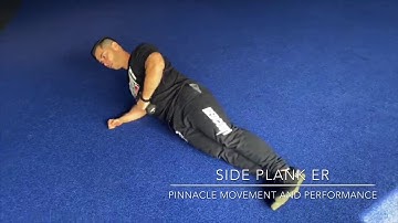 Side plank external rotation
