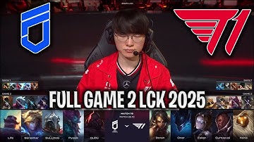 T1 BEST GAME IN LCK?😱 - DNF vs T1 GAME 2 LCK SPRING 2025 W8D4 | DN FREECS vs T1 G2 LCK 2025