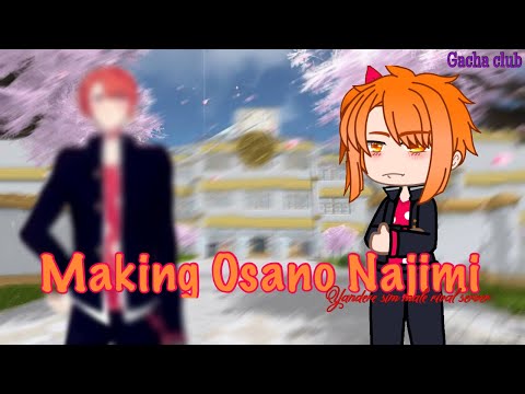 Making Osana Najimi from Yandere Simulator In Gacha Club 