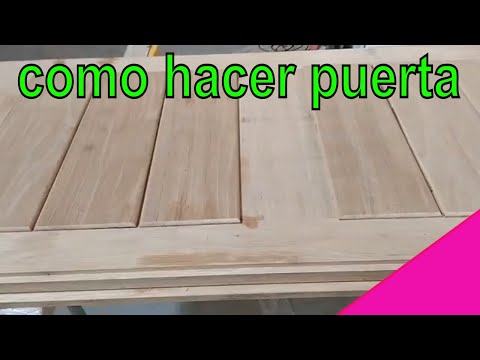 como HACER UNA PUERTA moderna de entrada principal???? puerta de madera