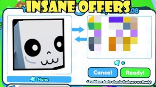 What Do People Offer For A Huge Skeleton In Pet Simulator X? #petsimx #trading #fyp