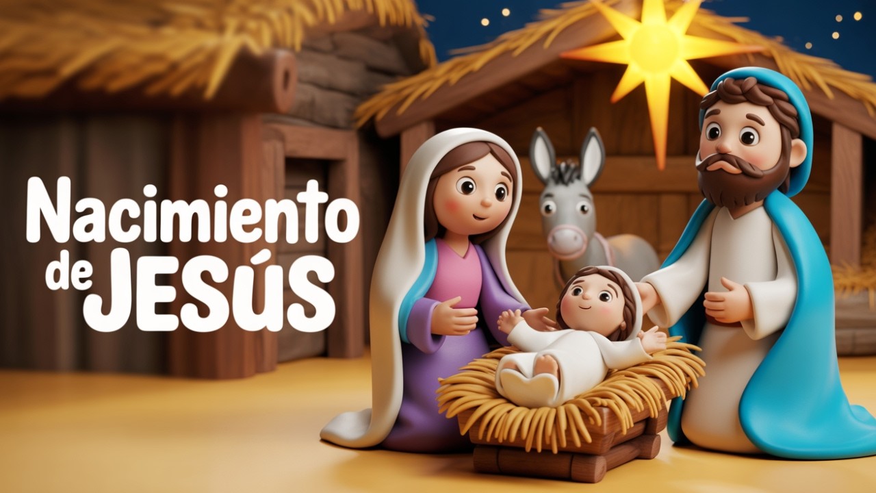 El nacimiento de Jesús explicado para niños