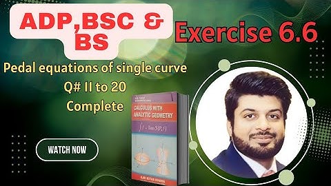 6.6,Calculus by SM Yusuf,Adp,BS,BSc,