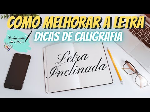 Vídeo: O que significa caligrafia inclinada?