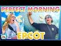The secret to the best morning ever in epcot