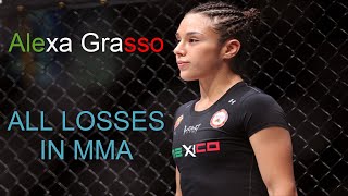 Alexa Grasso ~ ALL LOSSES IN MMA 2019  ~ ALEXA GRASSO HIGHLIGHTS