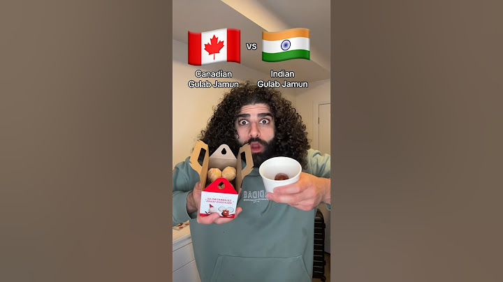 Canadian Gulab Jamun vs Indian Gulab Jamun