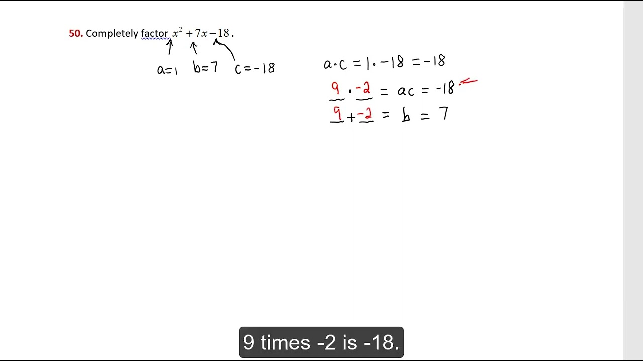 CCBC Math 082 Final Exam Review: problem 50 - YouTube
