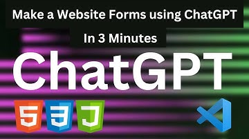 Make Website Forms Using ChatGPT In 3 Minutes | ChatGPT Tutorials | #chatgpt  #openai