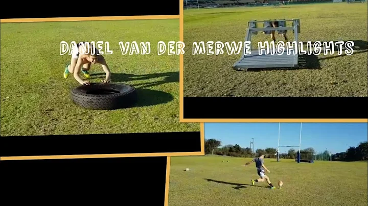 Daniel van der Merwe Rugby Highlights 2019