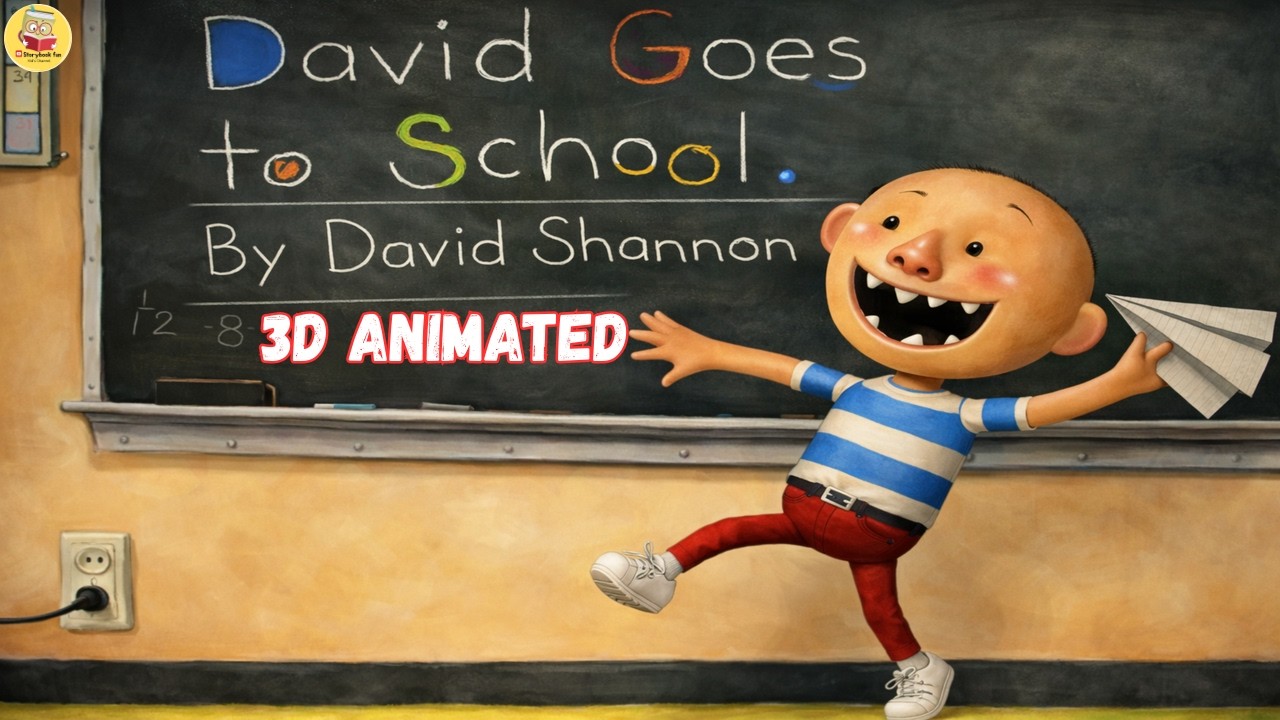 Dav4 David Goes to School 音声絵本 David Goes to School (David Books [Shannon]) | Animated Story Book