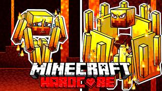 I Survived 1000 DAYS as a BLAZE in HARDCORE Minecraft!- Glowing Mobs Compilation