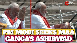 PM Modi News: PM Modi Performs Aarti At Dasaswamedh Ghat In Varanasi Ahead Of Filing Nomination