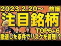 【株Tube#404】2023年2月20日~の注目銘柄TOP6+6(前編)【毎週日曜更新】