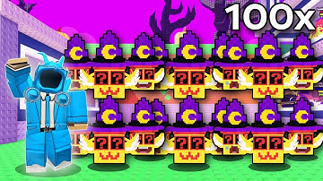 I Opened 100 WITCH Lucky Blocks in Steal A Brainrot