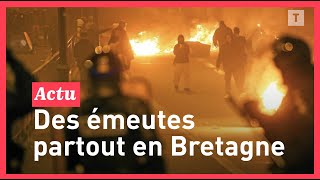 ???? De nombreuses violences urbaines en Bretagne la nuit dernière