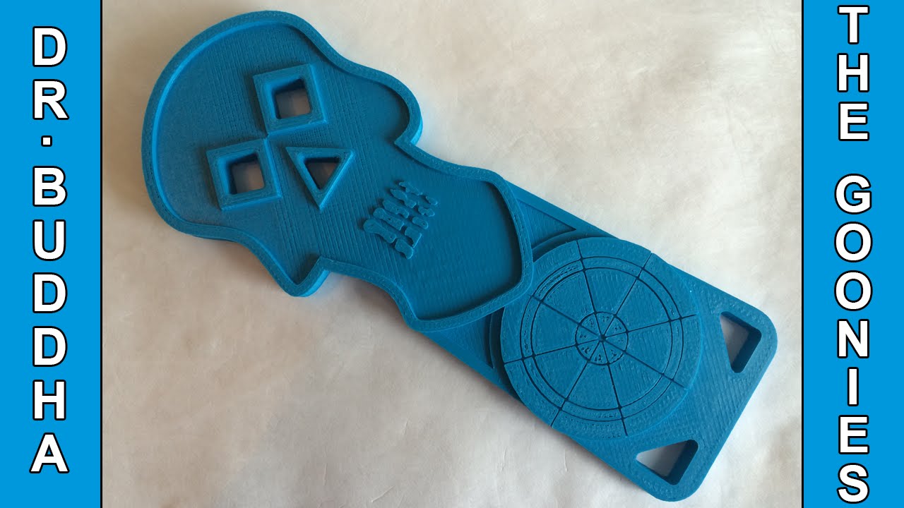 3d printer in action the goonies the key to one eyed willy s treasure youtube