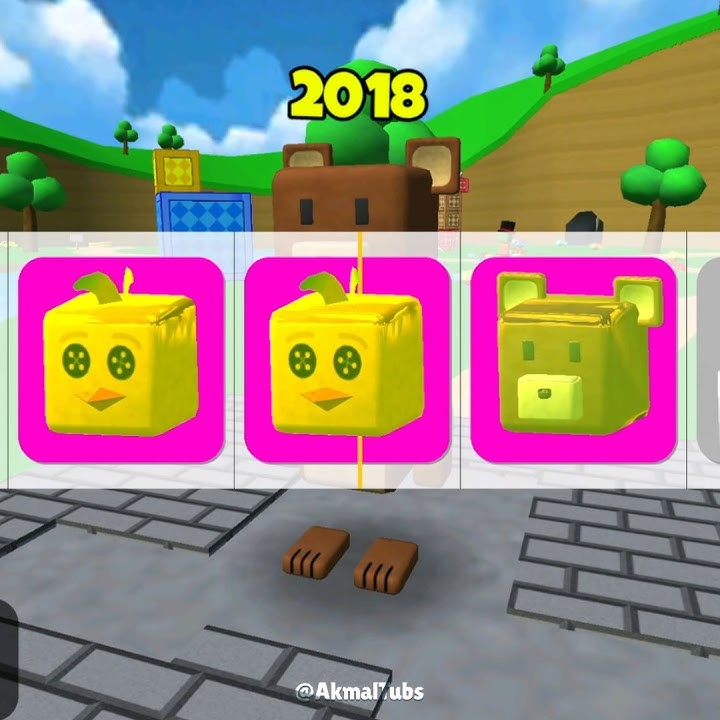 Super Bear Adventure 2018 vs 2025 Skin Spin 🤔
