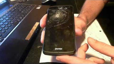 Pantech Flex (AT&T) Smartphone Broken Screen Powers On