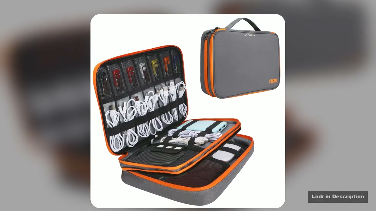 Portable Electronic Accessories Travel caseCable Organizer Bag Gadget Carry Bag for