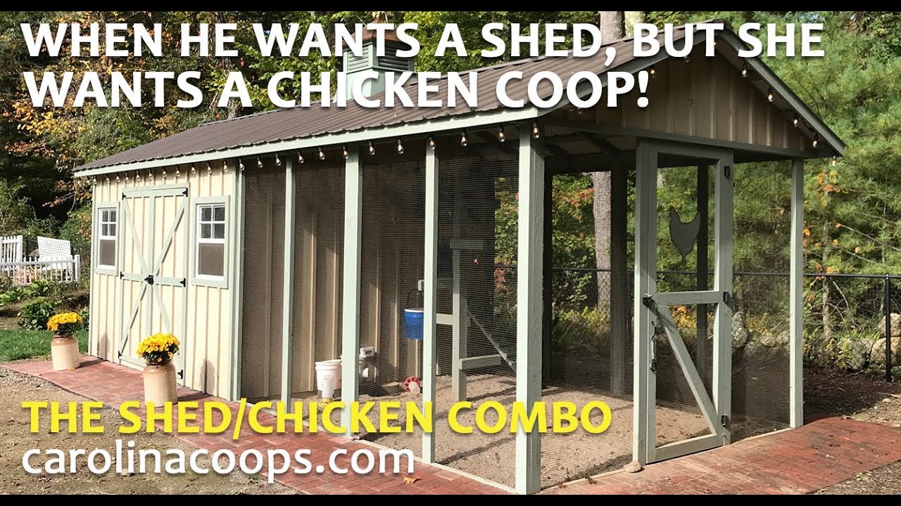 custom shed/chicken coop — part 2: the walk-through - youtube