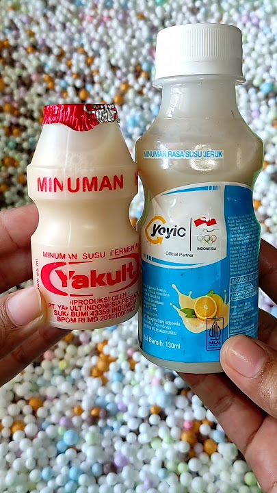 menemukan minuman yoyic susu rasa jeruk dan Yakult #huntingjajan #minuman #milk #yakult