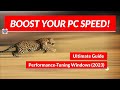 Boost your pc speed