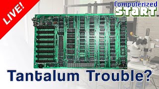 Apple ][ Plus Clone Tantalum Troubles: Finding the Short on the 12V Rail (Computerized Start™ Live)
