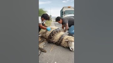 Nature Talk Scenery | Giant Python attack Sheep #wowmoment #Shorts #youtubeshorts