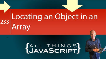 JavaScript Tip: Locating an Object in an Array