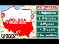 Speedrun GeoGuessr Polska (100%) w 13:37