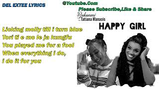 Bukunmi ft Tatiana Manaois - Happy Girl lyrics