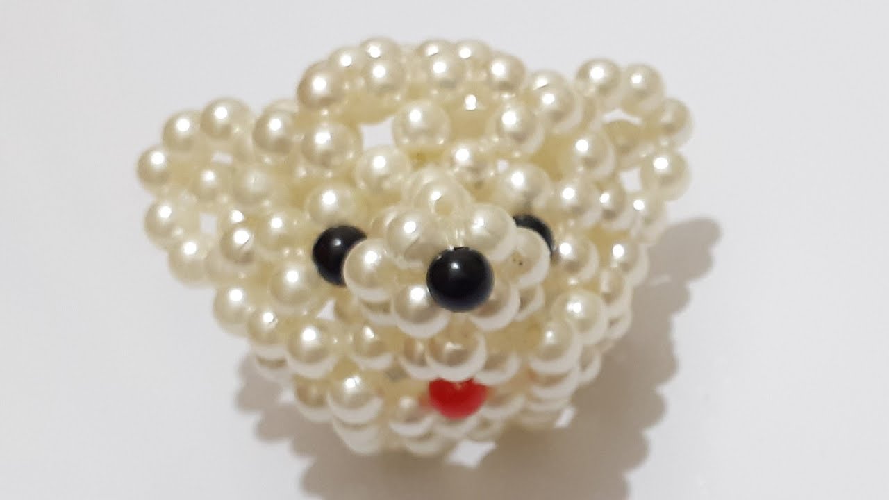 How to make the beaded head of Bear @morrowcraft