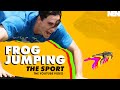 Frog Jumping Is A Sport. Frog Jumping.