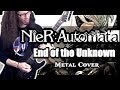 Nier automata end of the unknown  metal cover by toxicxeternity