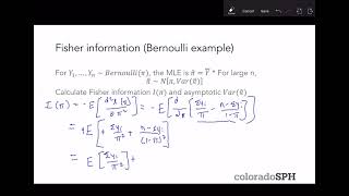 L2.2 Asymptotic Properties of MLEs
