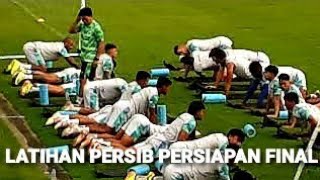 Latihan Persib Persiapan Jelang Final Lawan Madura United