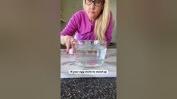 Doe de test voor de versheid van eieren - "Waarom heb ik daar niet aan gedacht?"