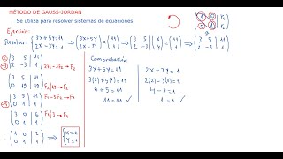 2 y 3 BGU (MATE) - SEMANA 12 (MÉTODO DE GAUSS-JORDAN)