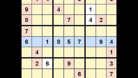 How to Solve Washington Times Sudoku Difficult March 26, 2022