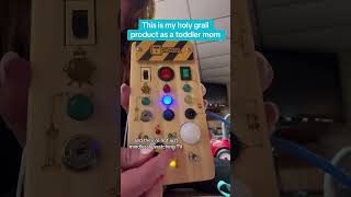 Montessori Busy Board Review- toddler gift idea #toddlermoms
