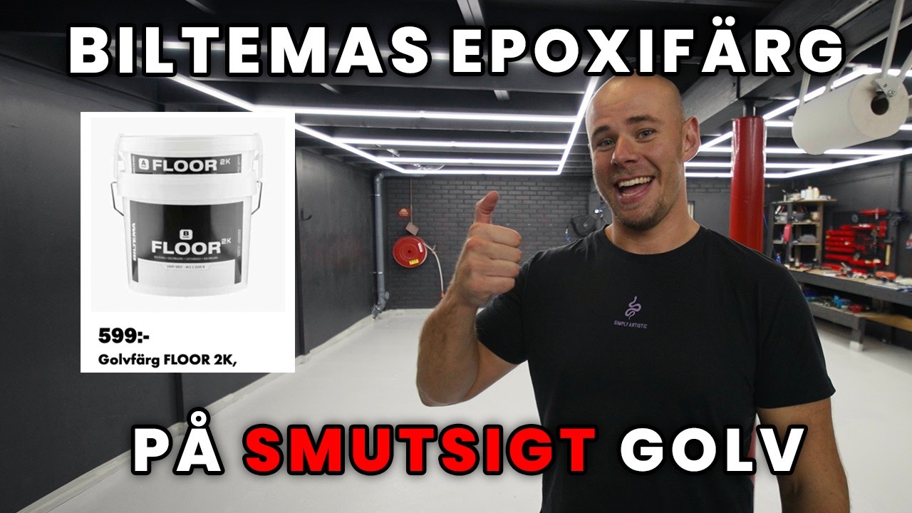 MÅLAR BILTEMAS EPOXYFÄRG - UTAN ATT SLIPA & RENGÖRA (Håller det?)