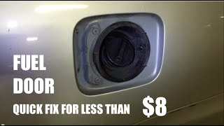 This video will help you rig a fix for your fuel door (or gas flap) on
most any car. it's quick temporary that give some peace of mind and
mak...