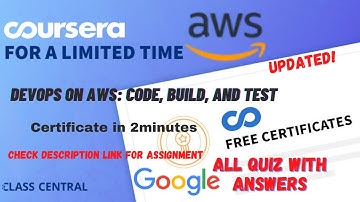DevOps on AWS: Code, Build, and Test,(week1-4) All Quiz Answers.#coursera #learning #quiz #answers